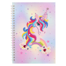 Load image into Gallery viewer, 60 Pages Diamond Painting Notebook DIY Mosaic Diary Book (002 Horn Horse)
