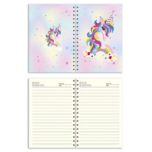 60 Pages Diamond Painting Notebook DIY Mosaic Diary Book (002 Horn Horse)