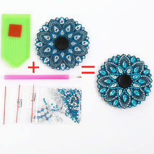 AB Double Sided Drill Fingertip Spinner Colorful Mandala Spinning (AA817)
