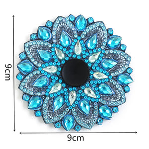 AB Double Sided Drill Fingertip Spinner Colorful Mandala Spinning (AA817)