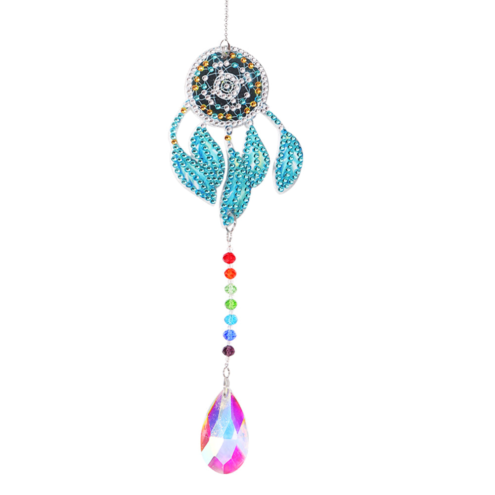 DIY 5D Diamond Painting Rainbow Wind Chime Light Catcher (Dream Catcher)