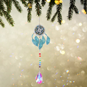 DIY 5D Diamond Painting Rainbow Wind Chime Light Catcher (Dream Catcher)