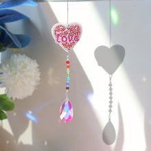 Load image into Gallery viewer, DIY 5D Diamond Painting Rainbow Maker Wind Chime Light Catcher (Love)
