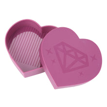 Load image into Gallery viewer, Diamond Painting Tray Heart-shaped Rhinestone Drill Plate (Light Purple)
