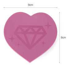 Load image into Gallery viewer, Diamond Painting Tray Heart-shaped Rhinestone Drill Plate (Light Purple)
