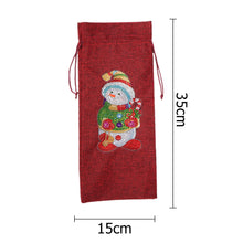 Load image into Gallery viewer, Diamond Painting Xmas Wine Bottle Cover Special-shaped Drill DIY (AA865)
