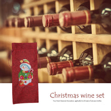 Load image into Gallery viewer, Diamond Painting Xmas Wine Bottle Cover Special-shaped Drill DIY (AA865)
