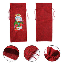 Load image into Gallery viewer, Diamond Painting Xmas Wine Bottle Cover Special-shaped Drill DIY (AA865)
