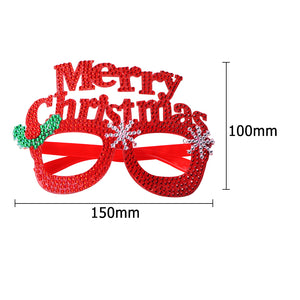 Kids Christmas Diamond Glasses Toys DIY Frame Paste 3D Stickers (YJ004)