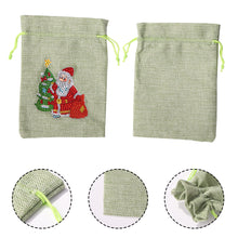 Load image into Gallery viewer, Christmas DIY Diamond Painting Shopping Tote Mosaic Drill Candy Bag (Santa)
