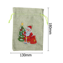Load image into Gallery viewer, Christmas DIY Diamond Painting Shopping Tote Mosaic Drill Candy Bag (Santa)
