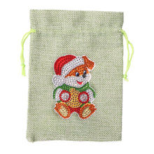 Load image into Gallery viewer, Christmas DIY Diamond Painting Shopping Tote Mosaic Drill Candy Bag (Bear)
