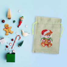 Load image into Gallery viewer, Christmas DIY Diamond Painting Shopping Tote Mosaic Drill Candy Bag (Bear)
