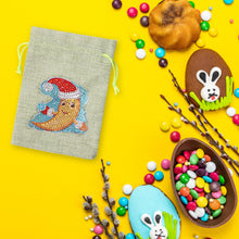 Load image into Gallery viewer, Christmas DIY Diamond Painting Shopping Tote Mosaic Drill Candy Bag (Moon)
