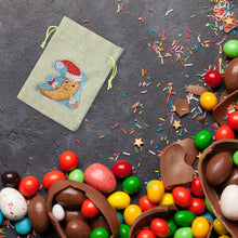 Load image into Gallery viewer, Christmas DIY Diamond Painting Shopping Tote Mosaic Drill Candy Bag (Moon)
