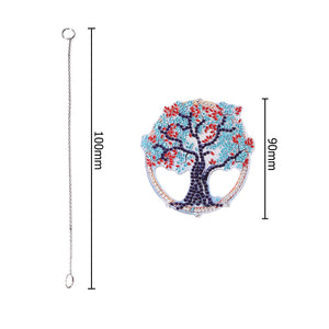 Light Catching Crystal Jewelry Wind Chime Pendant (4 Season Happiness Tree)