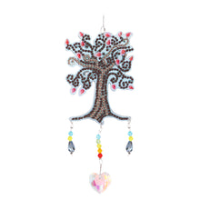 Load image into Gallery viewer, Light Catching Crystal Jewelry Wind Chime Pendant (4 Season Happiness Tree)
