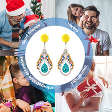Load image into Gallery viewer, Mosaic Diamond Earrings DIY Painting Kit Drill Ear Dangles Jewelry (EH01)
