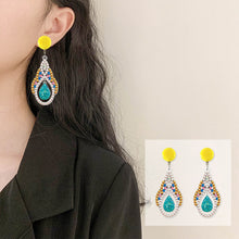 Load image into Gallery viewer, Mosaic Diamond Earrings DIY Painting Kit Drill Ear Dangles Jewelry (EH01)
