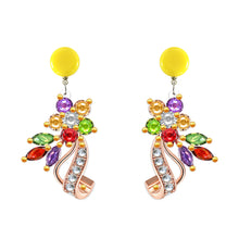 Load image into Gallery viewer, Mosaic Diamond Earrings DIY Painting Kit Drill Ear Dangles Jewelry (EH02)
