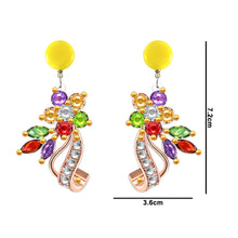 Load image into Gallery viewer, Mosaic Diamond Earrings DIY Painting Kit Drill Ear Dangles Jewelry (EH02)
