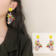Load image into Gallery viewer, Mosaic Diamond Earrings DIY Painting Kit Drill Ear Dangles Jewelry (EH02)
