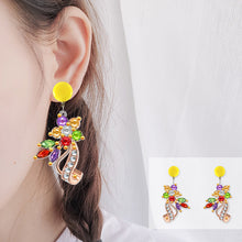 Load image into Gallery viewer, Mosaic Diamond Earrings DIY Painting Kit Drill Ear Dangles Jewelry (EH02)
