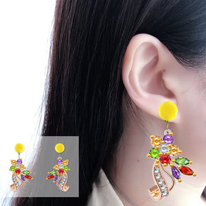 Mosaic Diamond Earrings DIY Painting Kit Drill Ear Dangles Jewelry (EH02)