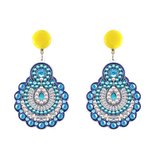 Load image into Gallery viewer, Mosaic Diamond Earrings DIY Painting Kit Drill Ear Dangles Jewelry (EH03)
