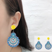 Load image into Gallery viewer, Mosaic Diamond Earrings DIY Painting Kit Drill Ear Dangles Jewelry (EH03)
