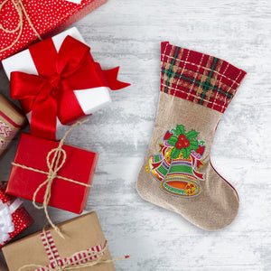 5D Diamond Painting Xmas Rhinestone Sock Embroidery Mosaic Gift Bag (SDW01)