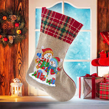 Load image into Gallery viewer, 5D Diamond Painting Xmas Rhinestone Sock Embroidery Mosaic Gift Bag (SDW02)
