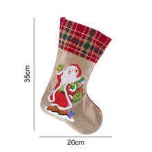 Load image into Gallery viewer, 5D Diamond Painting Xmas Rhinestone Sock Embroidery Mosaic Gift Bag (SDW03)
