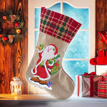 Load image into Gallery viewer, 5D Diamond Painting Xmas Rhinestone Sock Embroidery Mosaic Gift Bag (SDW03)
