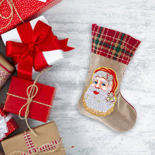 Load image into Gallery viewer, 5D Diamond Painting Xmas Rhinestone Sock Embroidery Mosaic Gift Bag (SDW04)
