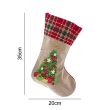 Load image into Gallery viewer, 5D Diamond Painting Xmas Rhinestone Sock Embroidery Mosaic Gift Bag (SDW05)
