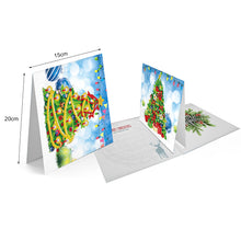 Load image into Gallery viewer, 8pcs DIY Special Drill Diamond Painting Christmas Card Rhinestone (HK209)
