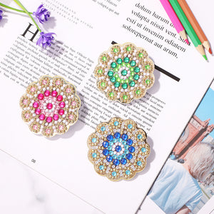 DIY Diamond Brooch 5D Mosaic Drill Kit Resin Pin Buckle Jewelry Gift (03)