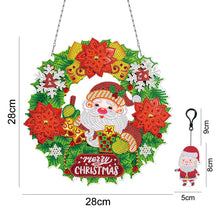 Load image into Gallery viewer, Xmas Diamond Painting Wreath Special Shape Drill Rhinestone Garland (YH11)
