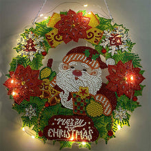 Load image into Gallery viewer, Xmas Diamond Painting Wreath Special Shape Drill Rhinestone Garland (YH11)
