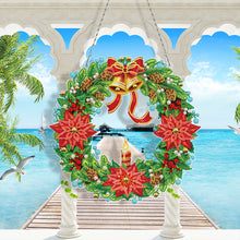 Load image into Gallery viewer, Xmas Diamond Painting Wreath Special Shape Drill Rhinestone Garland (YH12)
