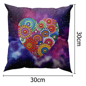 Mosaic Diamond Pillow Case Drilling Pillow Cover DIY Painting Kit (DBZ06)