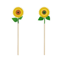 Load image into Gallery viewer, 2pcs/Set Sunflower 3D DIY Diamond Garden Plants Decor Stake Craft (HBJ11)
