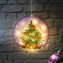 Load image into Gallery viewer, Christmas LED Hanging Lights DIY Double Sided Diamond Painting Kit (DD004)
