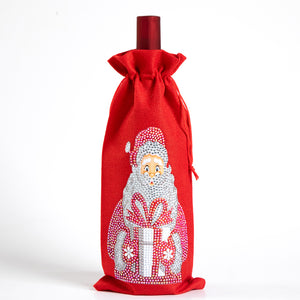 DIY Special Drill Diamond Painting Christmas Wine Bottle Covers (TB001)