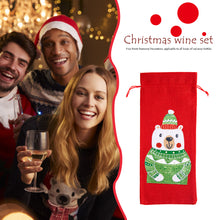 Load image into Gallery viewer, DIY Special Drill Diamond Painting Christmas Wine Bottle Covers (TB002A)
