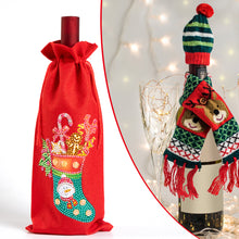 Load image into Gallery viewer, DIY Special Drill Diamond Painting Christmas Wine Bottle Covers (TB007)

