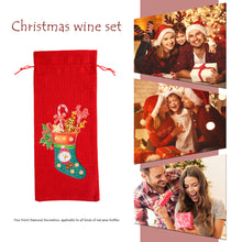 Load image into Gallery viewer, DIY Special Drill Diamond Painting Christmas Wine Bottle Covers (TB007)
