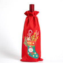 Load image into Gallery viewer, DIY Special Drill Diamond Painting Christmas Wine Bottle Covers (TB007)
