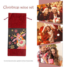 Load image into Gallery viewer, DIY Special Drill Diamond Painting Christmas Wine Bottle Covers (TB010A)
